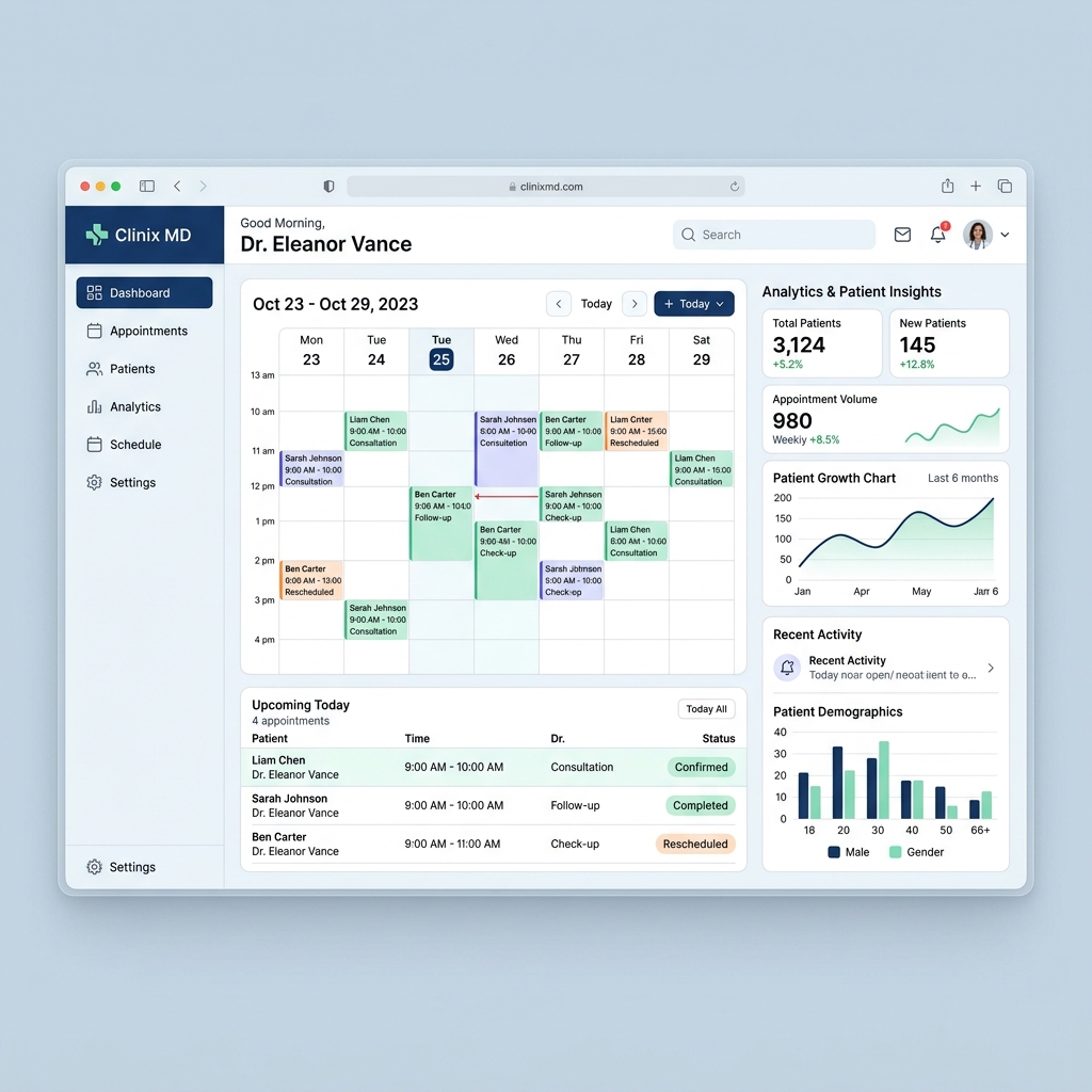 Clinic booking app